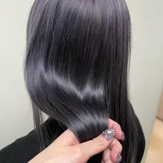 ロング カラー ヘアアレンジ maoブリーチ無し 似合わせカラーのヘアスタイル