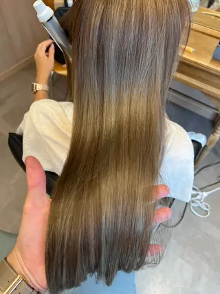 ロング カラー GO TODAY  SHAiRE SALON 名古屋店所属・艶カラー/髪質改善/ 西　大喜(ひろき)のヘアスタイル