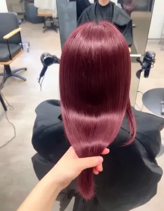 ロング 艶あり暖色系カラー 🎀透明感あゆみ🎀のヘアスタイル