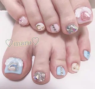 ネイル まるみ ♡のネイルデザイン