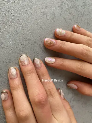 ネイル ＦreeDoＭ   Design所属・W KUMIのネイルデザイン