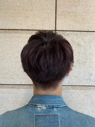 カラー メンズ まろやかカラー🤎 みなとまほのヘアスタイル