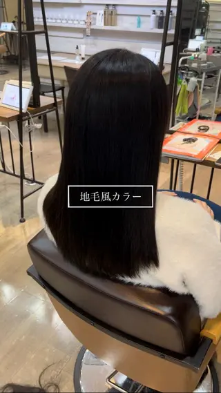 ロング メンズバレイヤージュ 斉藤春のヘアスタイル