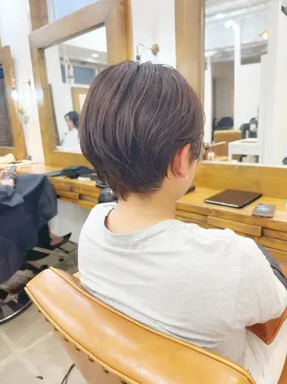 ショート カラー newline銀座所属・👑銀座ショート/ 絶壁補正/金子涼👑のヘアスタイル