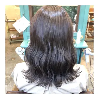 セミロング カラー merci.所属・🌻あいり merci.🌻のヘアスタイル
