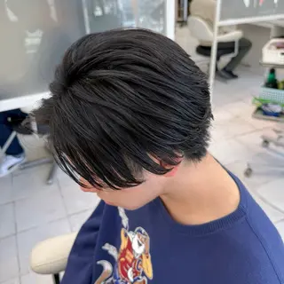 セミロング メンズ すずき なつき🌙のヘアスタイル