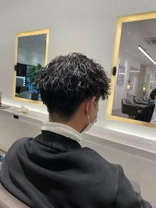 ショート パーマ メンズ Reginavita栄所属・メンズ特化/ 本日空き○/岡本一真のヘアスタイル