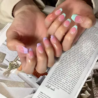 セミロング ネイル Lofi nails ゆきこのネイルデザイン