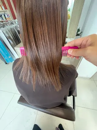 ロング 鶴岡で縮毛矯正なら お任せ!ハヤシナオミのヘアスタイル