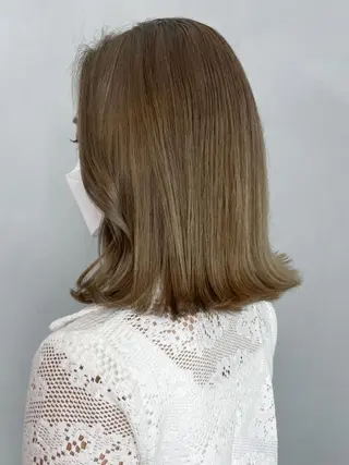 ミディアム カラー ITbyALBUM 松戸のヘアスタイル