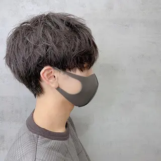 ショート メンズ ［銀座］淡色 ラベンダー🫧大村のヘアスタイル