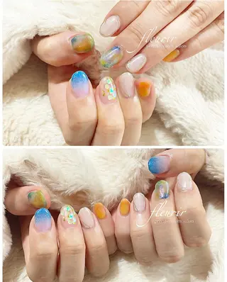 ネイル フルリール 【プライベートサロンのネイルデザイン