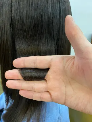 ロング カラー 千 田のヘアスタイル