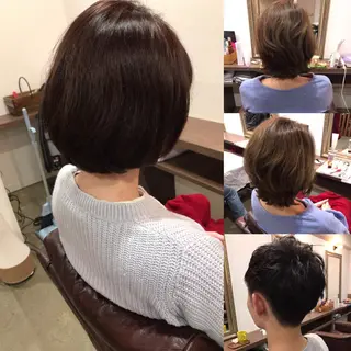 ショート ミディアム ロング レイヤーカット匠 イソザキノリユキのヘアスタイル