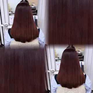 ロング カラー 艶髪/韓国ヘア/ 透明感カラー/ トワのヘアスタイル