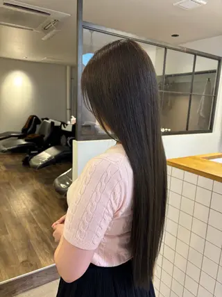 ロング カラー zina karin୨୧˙˳⋆のヘアスタイル