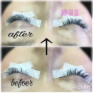 マツエク・マツパ khon-taa  uut所属・khontaauut mariのマツエク・マツパデザイン