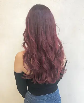 ロング カラー nakahara madokaのヘアスタイル