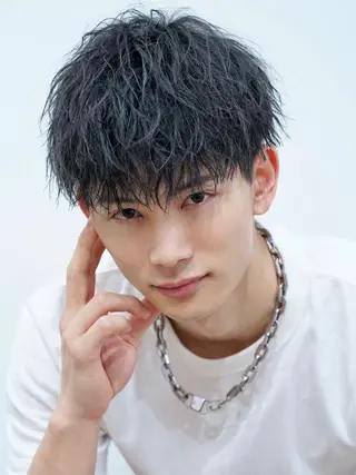 ミディアム パーマ 【美髪を叶える💝】 溝の口/栗原智恵のヘアスタイル