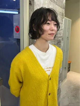 ミディアム パーマ 【BELLA】 KONI/阿倍野のヘアスタイル