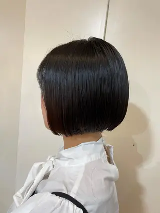 ショート 🦋透明感 艶カラー Rie🦋のヘアスタイル