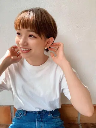 ショート カラー メンズカット特化柏駅 徒歩3分LOUのヘアスタイル