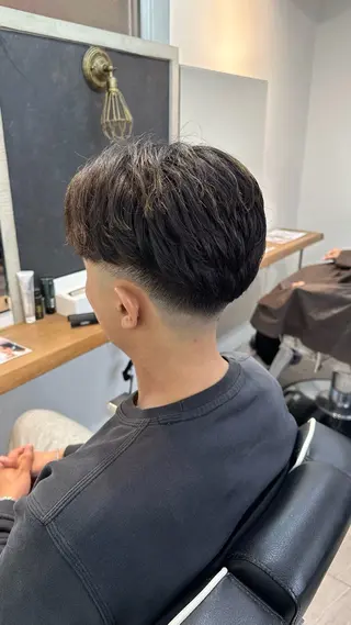 パーマ メンズ 浅岡律喜 /メンズ/フェードのヘアスタイル