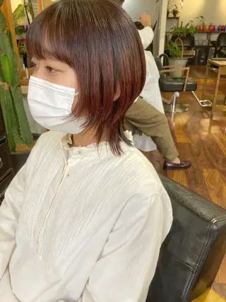 ミディアム カラー 小木曽智美 /ボブ/ショートのヘアスタイル