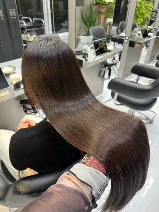ロング 🫧バレイヤージュ/ ハイトーン/ミズキのヘアスタイル