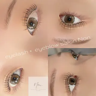 マツエク・マツパ eyelash ×  eyebrow salon Non.所属・Non. NANASEのマツエク・マツパデザイン