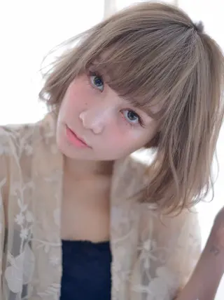 ショート カラー Siesta所属・📣髪質改善縮毛矯正 特化美容師｜庭田📣のヘアスタイル