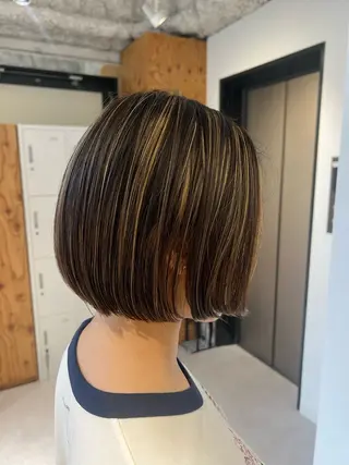 ショート 梅田/似合わせボブ /顔周り/RINKAのヘアスタイル