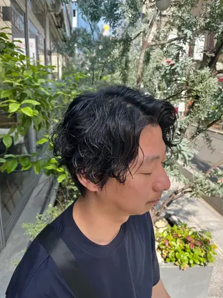 パーマ メンズ 相田 佳乃のヘアスタイル