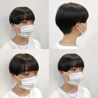 ショート 推しカラー✨ オタク美容師ユウカのヘアスタイル
