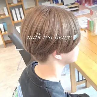 カラー メンズ 久貝 帆風のヘアスタイル