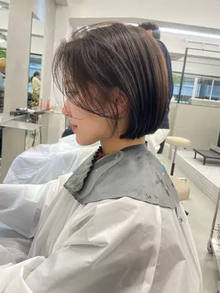 ショート オカモト ミユウのヘアスタイル