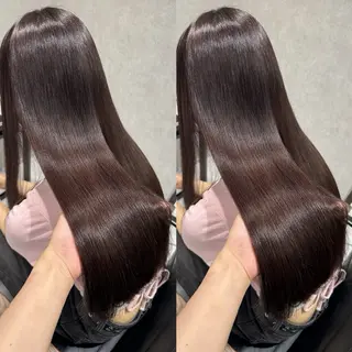 ロング カラー 縮毛矯正/まつ毛 パーマ/のの🍒のマツエク・マツパデザイン