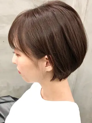 ショート カラー ショート・ボブ 徳竹淳一のヘアスタイル