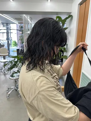 ショート パーマ ボブ/レイヤー/ケア パーマ/リュウタのヘアスタイル