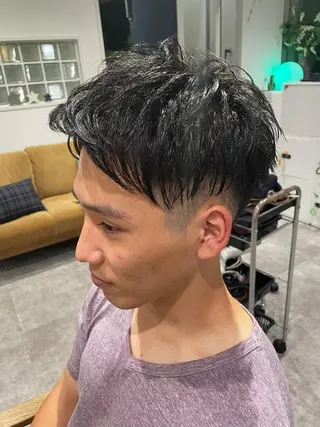 ショート メンズ 京都美容師 塩のヘアスタイル