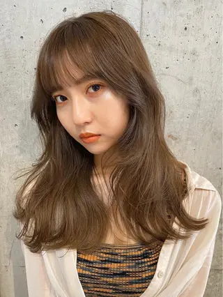 ロング カラー Pia hair Design Yakuin所属・Pia ツボイ ケイタのヘアスタイル