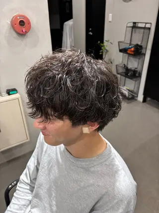 パーマ メンズ Caly所属・加納 摩人のヘアスタイル