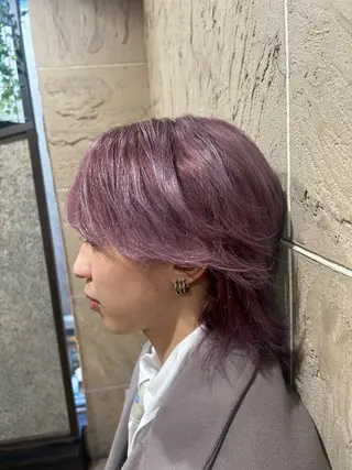 ミディアム 高橋 航大のヘアスタイル