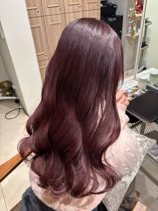 セミロング Rin/寒色系カラー 🦋/うる艶ヘア🫧のヘアスタイル
