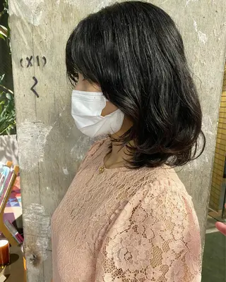 ミディアム パーマ ROBBY表参道所属・木村【似合わせ ショート】無料✨のヘアスタイル