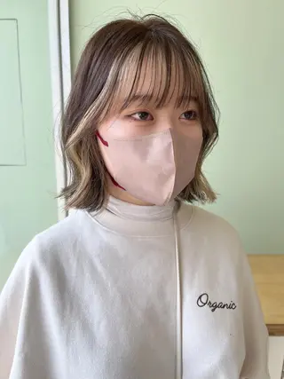 カラー 村松 萌のヘアスタイル