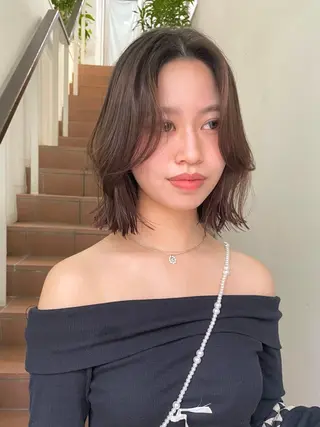 ミディアム カラー ブリーチカラー💫 Miku🫶🏻のヘアスタイル