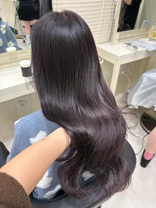 ミディアム カラー ヘアアレンジ 💟RINNA 艶カラー💟のヘアスタイル