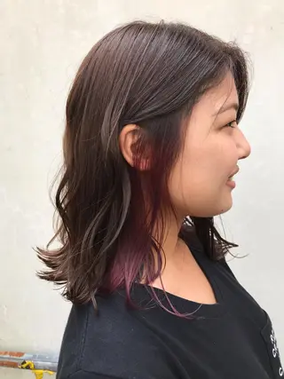 セミロング カラー 【カラーリスト】 Likka.のヘアスタイル