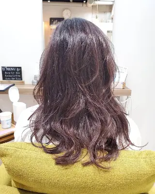 ロング カラー えんどう みほのヘアスタイル